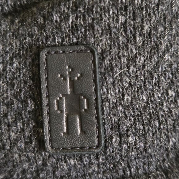 Smartwool Wool Blend Full Zip Vest Pockets Logo Charcoal Gray Quality Size M - Picture 7 of 10